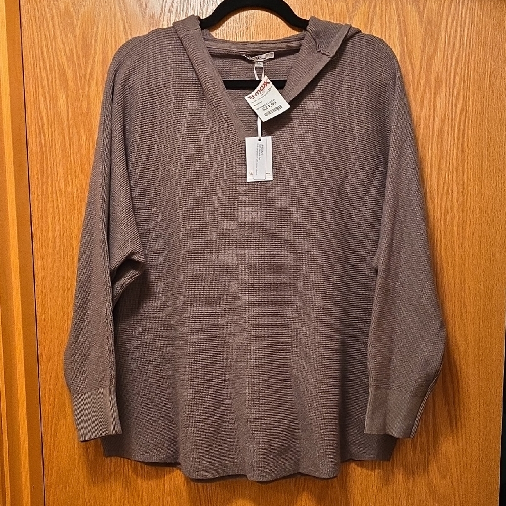 Olive Green Hooded Sweater